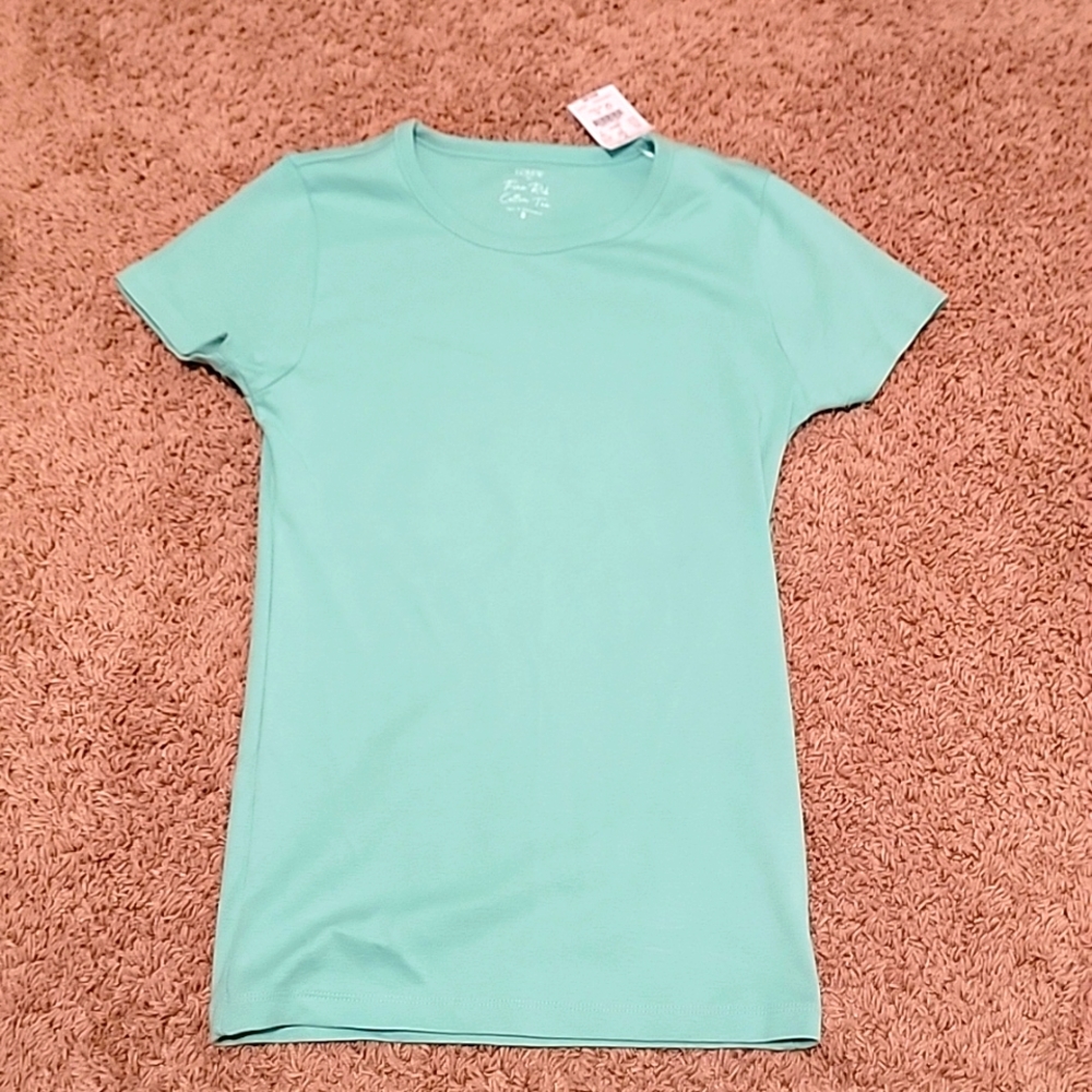 JCrew short sleeve shirt, Small, Teal